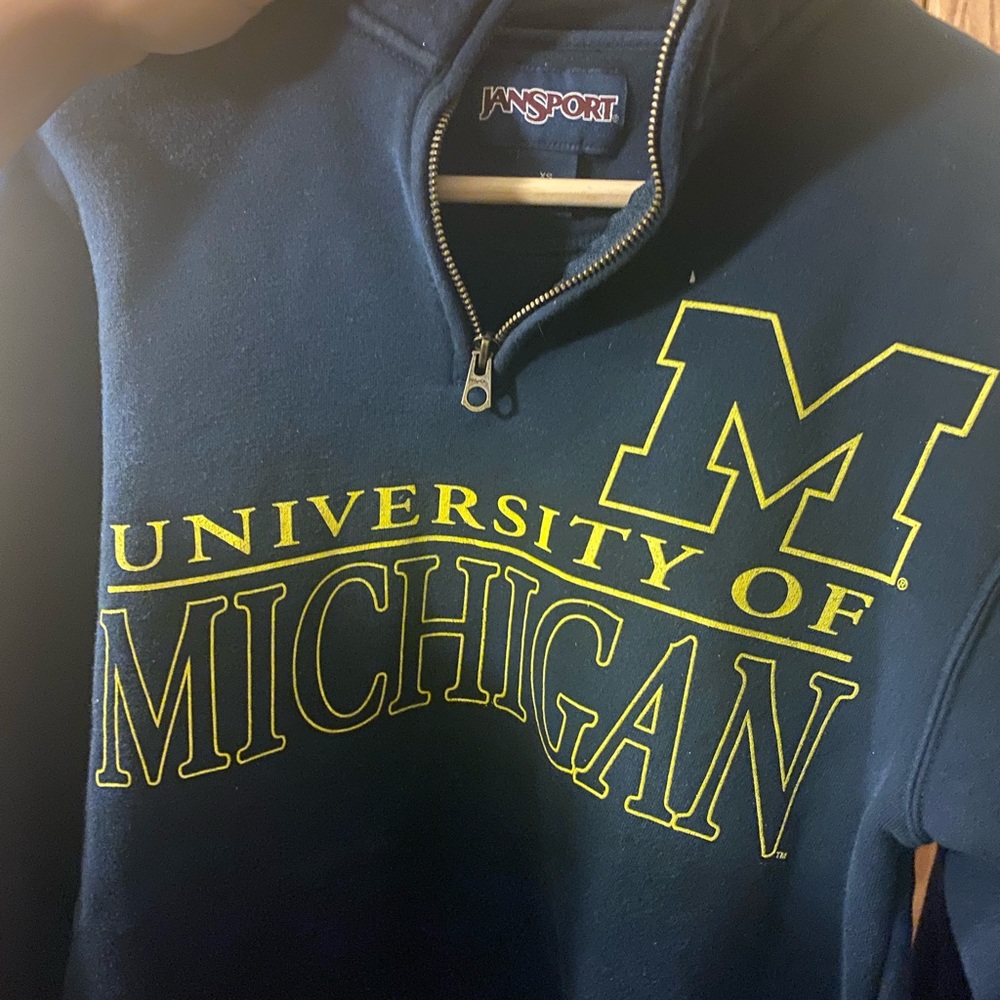 University of Michigan sweatshirt